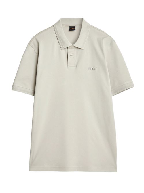 Polo uomo beige in cotone Boss Orange | 50520109271